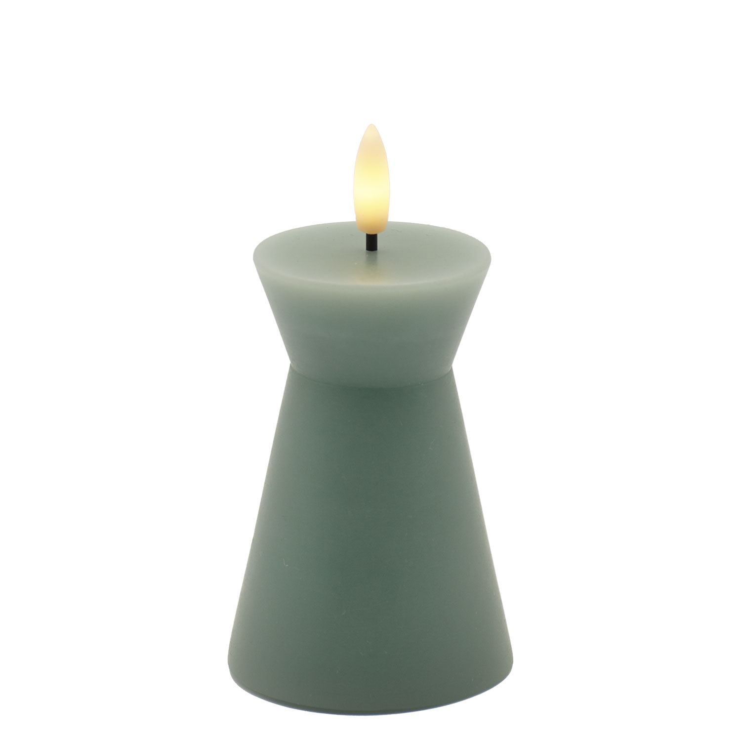 Nordisk Skulptur, Sille Kegle Ø6,5 x 10 cm, Sandy Green