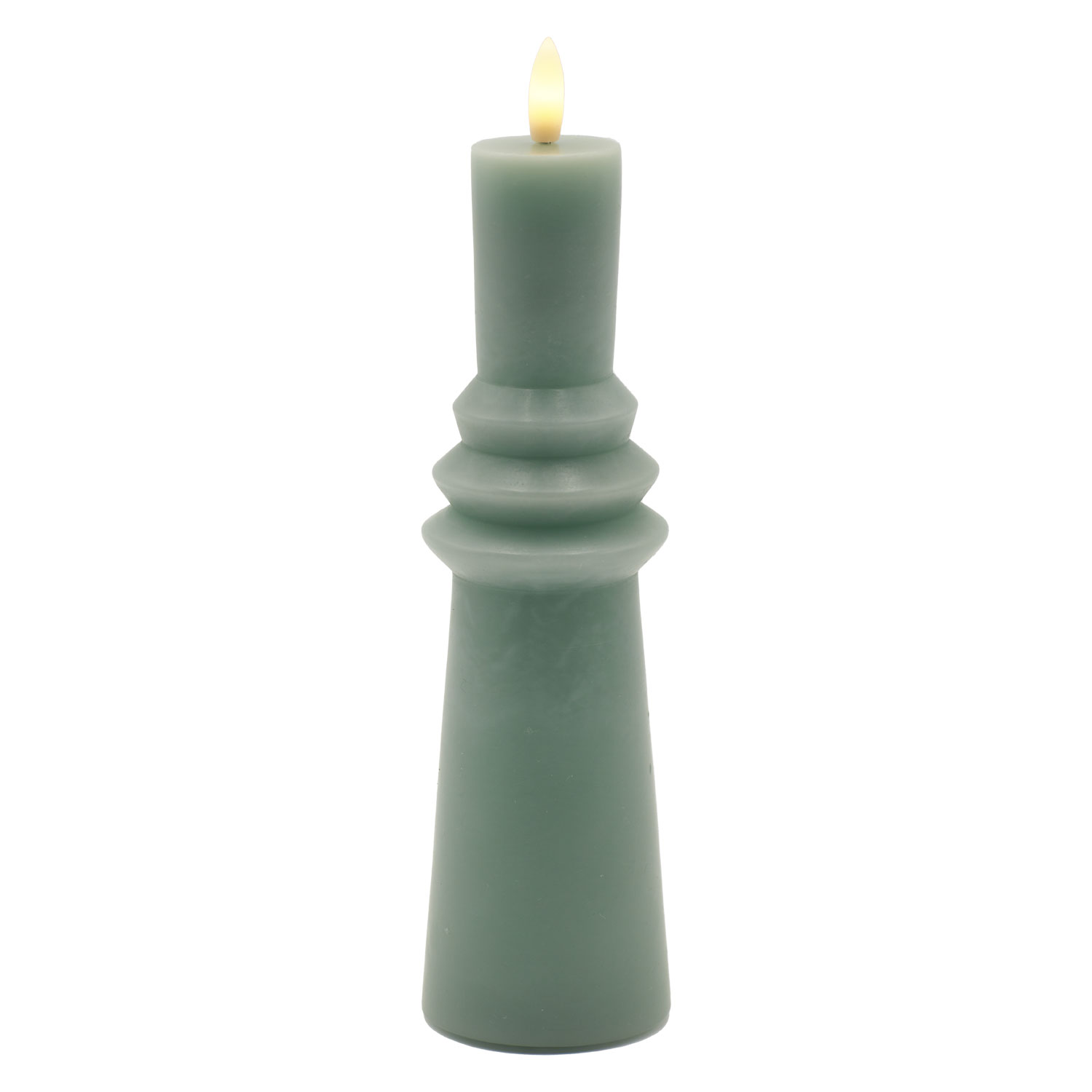 Nordisk Skulptur, Sille Ringet Ø6 x 22 cm, Sandy Green