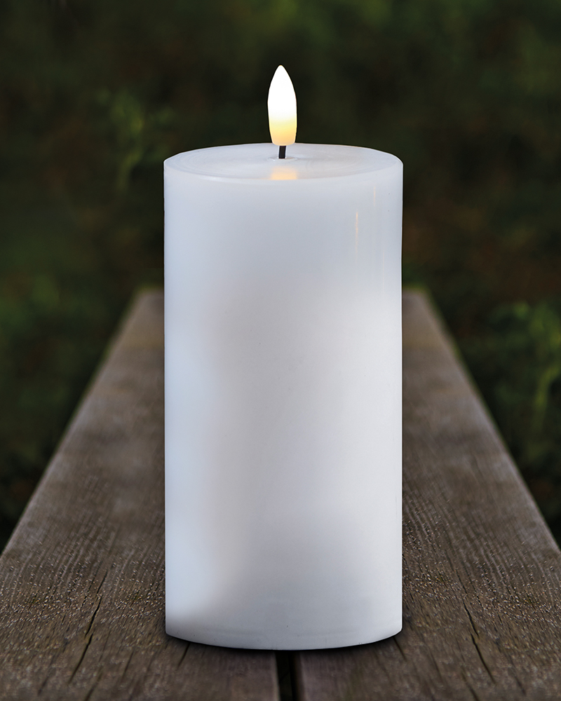 Sille Outdoor Ø10 x 20 cm, Hvid