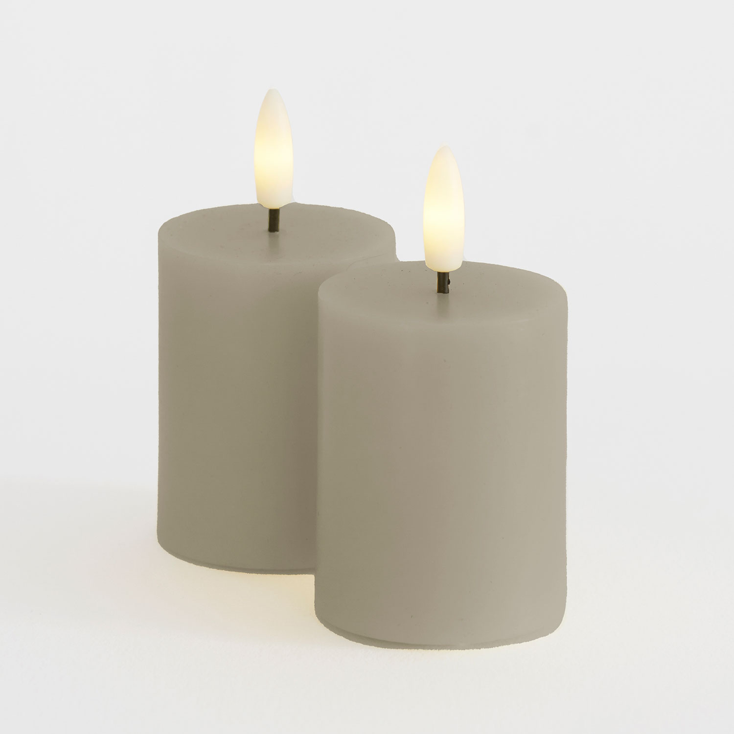 Sille Mini 2-pak, Ø5 x 6,5 cm, Warm Grey