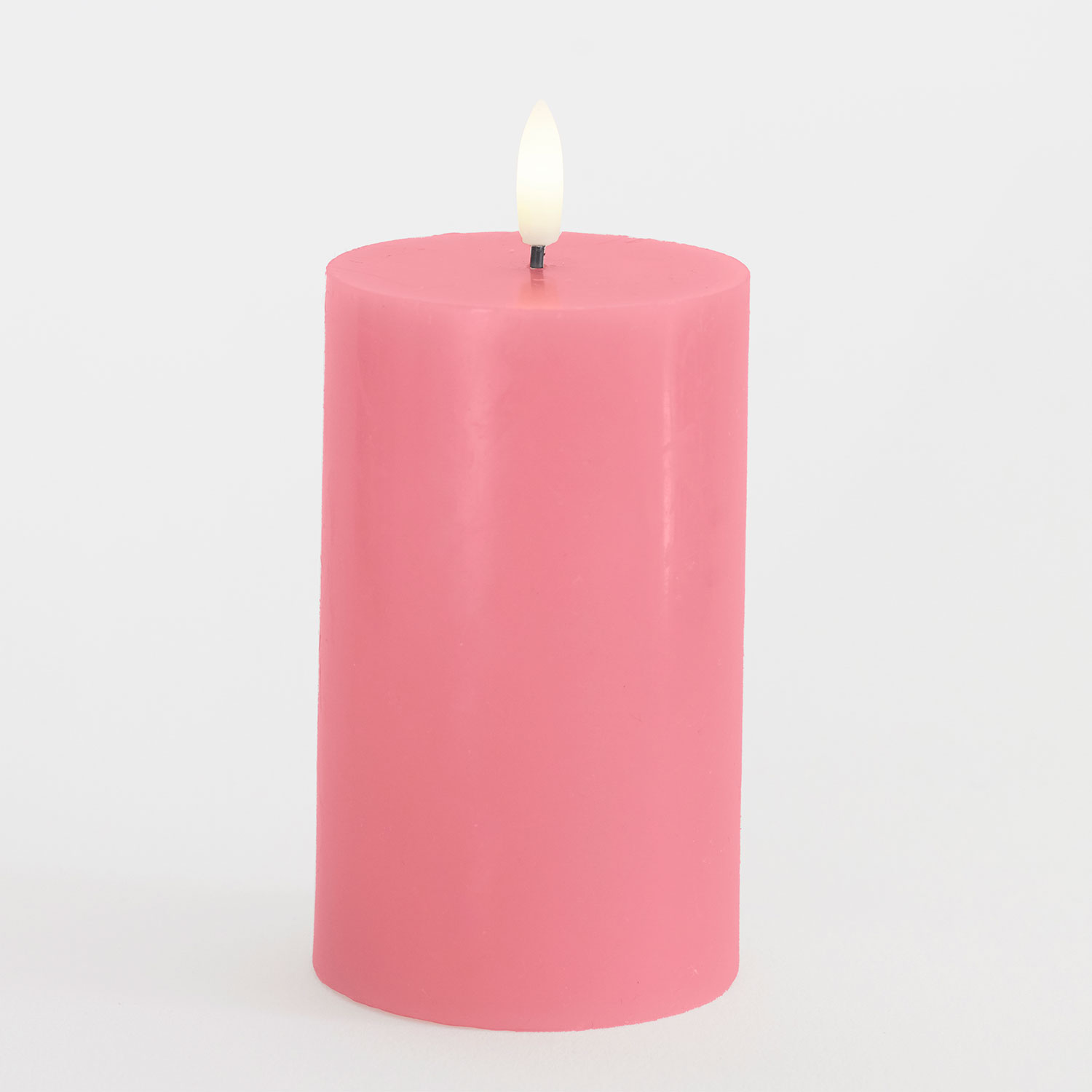 Sille Bloklys Ø7,5 x 12,5 cm, Old  Rose