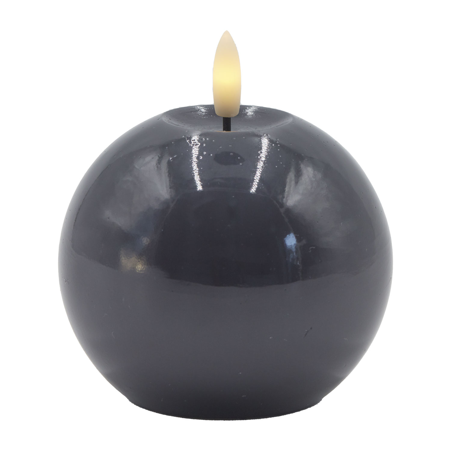 Sille Lak Kugle - Ø10 x 9 cm, Stone Gray