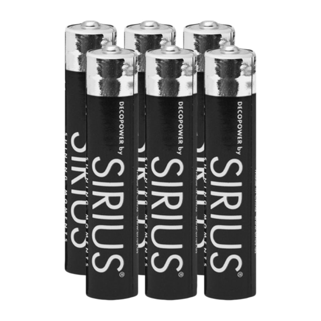 Sirius AAAA batterier 6 stk.