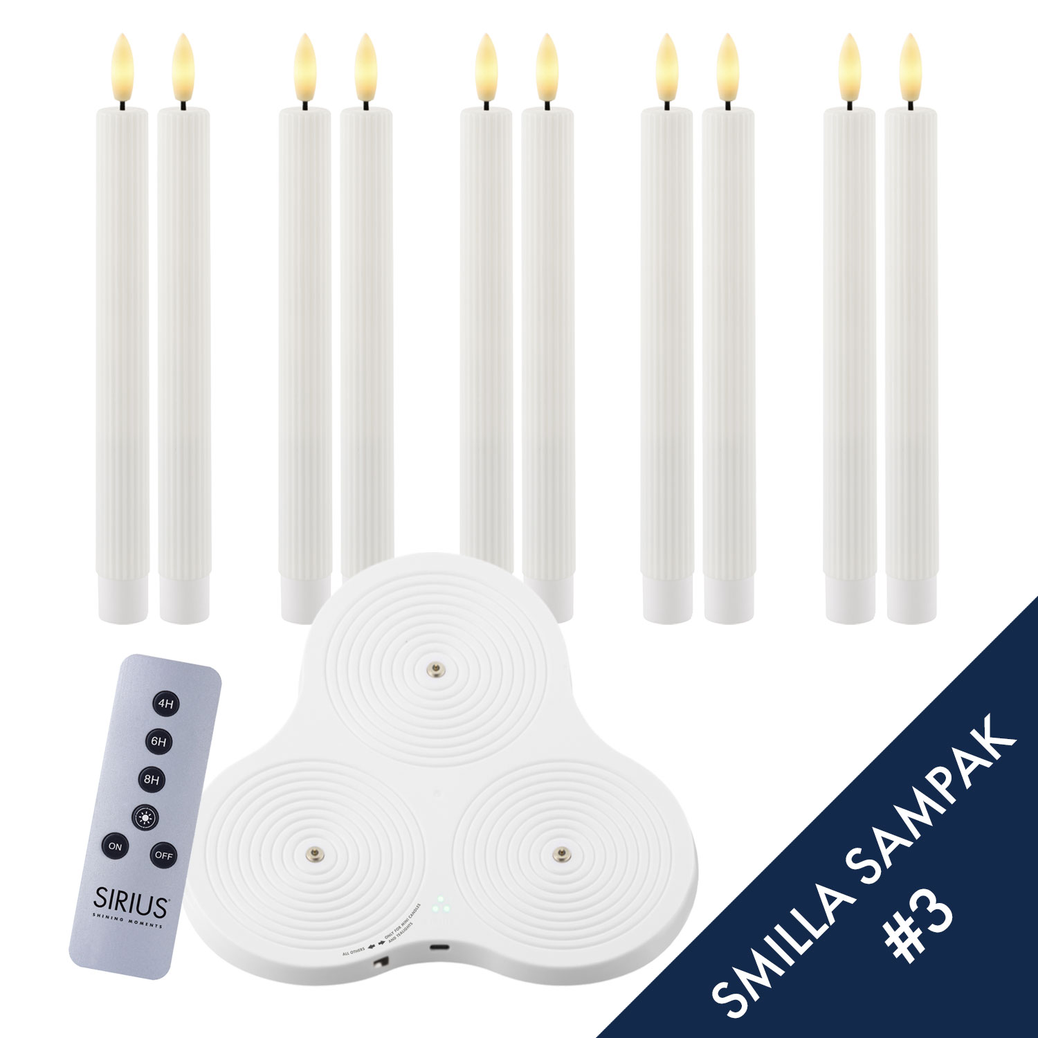 Smilla Genopladelig - Pakke 3